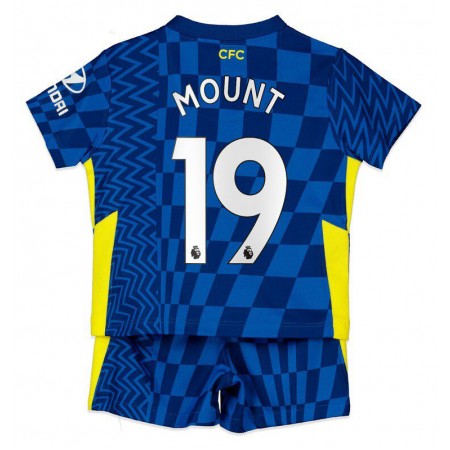 Billiga Fotbollströjor Chelsea Mason Mount 19 Barn Hemma tröja 2021/22 Kortärmad